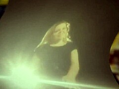 blonde cougar's seductive vibe
