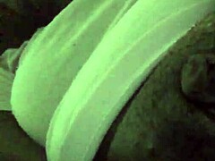 Young ebony slut's close-up wet pussy squirting with cum.