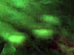 Young ebony slut's close-up wet pussy squirting with cum.