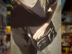blonde cougar's seductive vibe