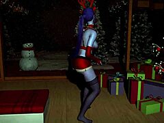 SULTRY WIDOW TEASES IN 3D