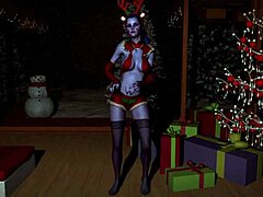 SULTRY WIDOW TEASES IN 3D
