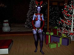 SULTRY WIDOW TEASES IN 3D