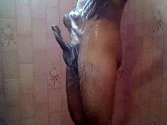 gay solo handjob with nice cumshot finish