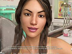 Sultry babe rocks 3D action