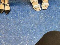 Ever caught sneaky feet on camera like this?