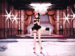 neo rwby’s lingerie tease