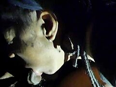 Big Black Cock Sloppy Blowjob Scene