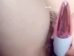 asian babe fingers herself hard and fast