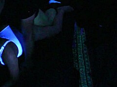 Carrie’s Raw Blacklight Blonde Fuck