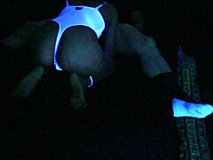 Carrie’s Raw Blacklight Blonde Fuck