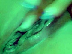My newest model teases with black creampie