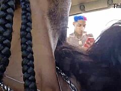Gay Guys Ignite Intense Car Action