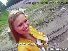 fucking emma with glasses on construction site