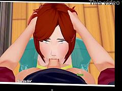 Hentai game's bold climax