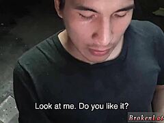 Intense gay scene with passion