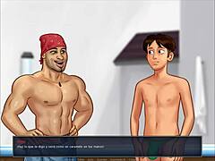 Anime babe heats up Summertime Saga