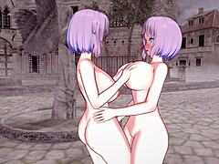 3D curves in steamy passion