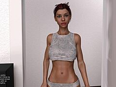 3D beauty with big tits and strength