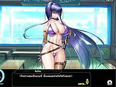 Rinko’s Swimsuit Flashback Scene In Taimanin RPGX