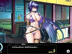 Rinko’s Swimsuit Flashback Scene In Taimanin RPGX