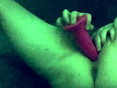 Wet Teen Amateur Rides Dildo Hard