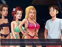 Thick girlfriend rides hard with friends