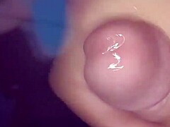 Solo Guy Strokes His Hard Cock