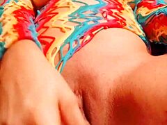 Mexicana’s Solo Double Dildo Play