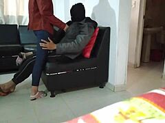 what’s behind my masked neighbor’s living room blowjob?