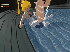 Femdom Vampire’s Ruthless Whirlpool Piss In POV Game