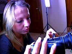 Blonde Teen's Bedtime Passion