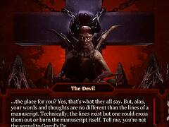 Teasing Bondage Game With Dark Twist