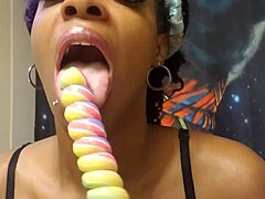 enchantress delights in playful candy