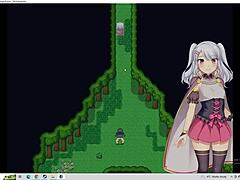 Blonde Hentai Collette's Creampie Adventure In Game