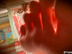 3D Feet Anime Bursts Alive
