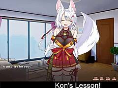 Fox girl dominates in this steamy game