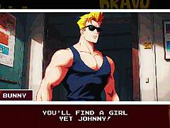 Stunning anime scene with Johnny Bravo?