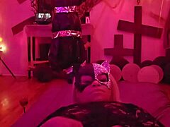 AngelG and Kuzz Halloween Special with Monster Cock Fun