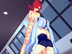 my anime lesbian crushes in wild 3d action
