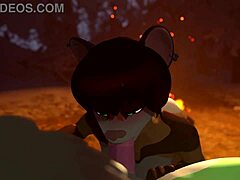 Furry 3D Steamy Oral Delights