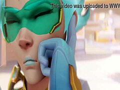 Tracer’s stunning oral in Overwatch porn