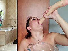 Raw Double Dildo Homemade Fun