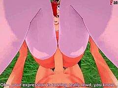 Steamy Yoko lingerie reveal in Gurren Lagann