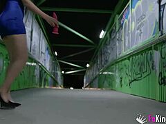 STREET SEDUCTION WITH EUROPEAN TITS