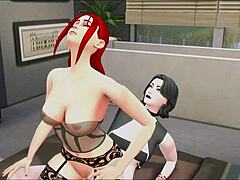 Goth girlfriend in wild fantasy