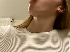 Relentless Girl Sucking Cock with Dildo
