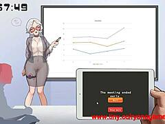 Lecture Turns Steamy with Silver-Haired Lady