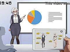 Lecture Turns Steamy with Silver-Haired Lady