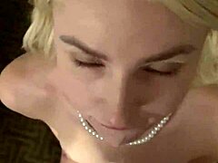 Young Blonde’s Mind-Blowing Oral Finish